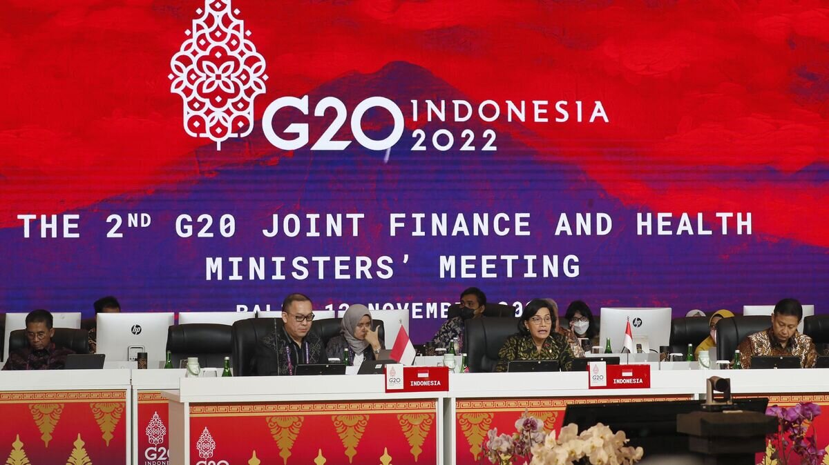    Встреча министров финансов и здравоохранения G20 в Нуса-Дуа, Бали, Индонезия© AP Photo / Made Nagi/Pool