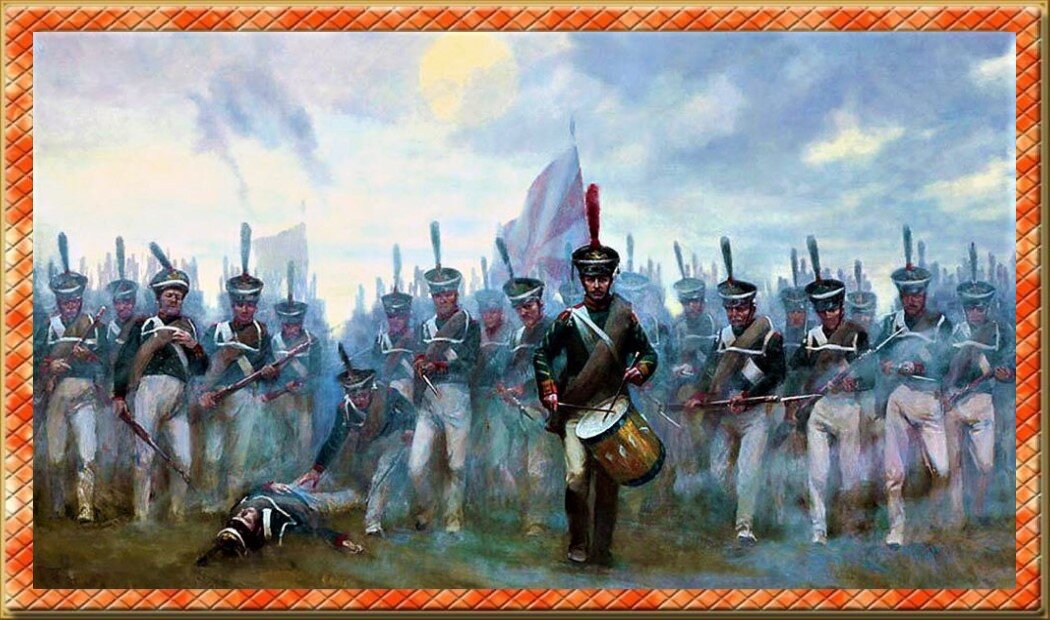 "В атаку!". Художник Е.В. Камынина