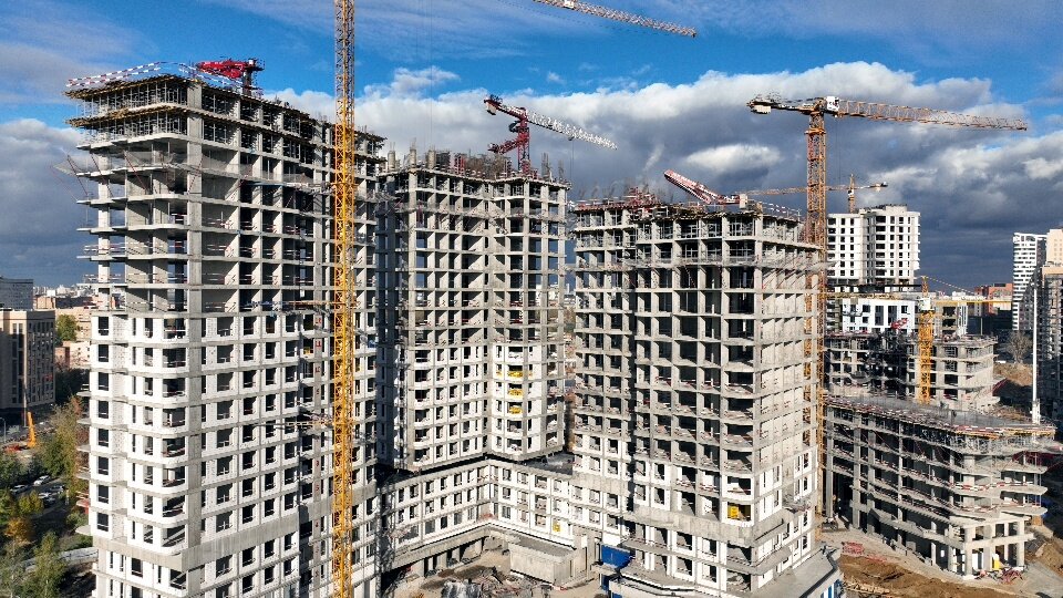 ЖК «Символ» — аэросъемка Новострой-М