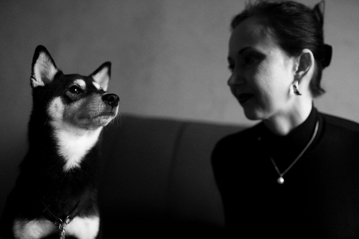 Собачка Мачи для привлечения внимания))) Красотка же)))