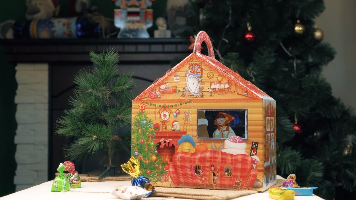 Новогодний подарок "Голубой огонек"