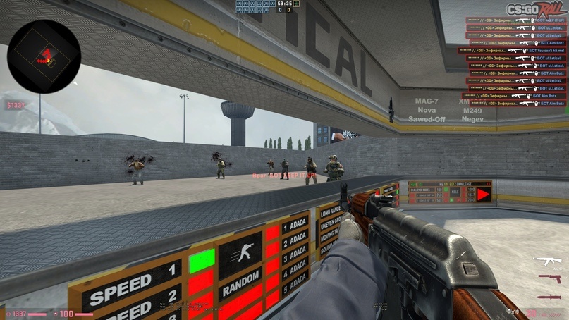 Aim botz - Traning map.