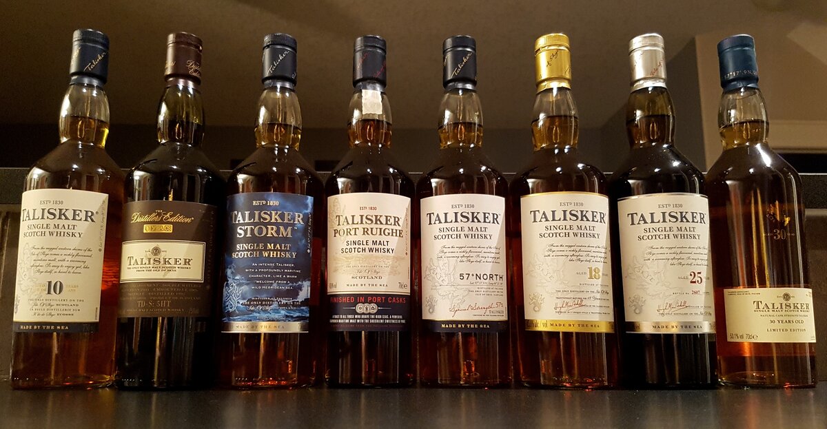 Линейка Talisker до обновления дизайна