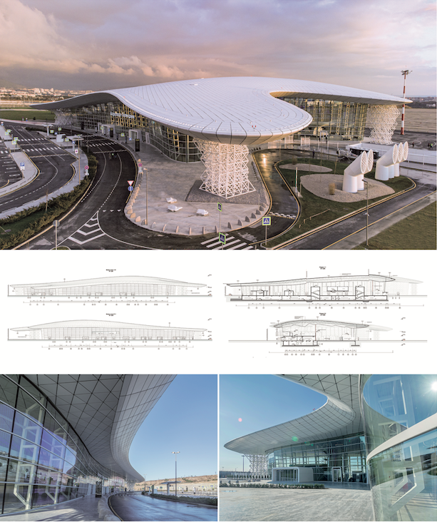 Новый аэровокзальный комплекс аэропорта Геленджик 