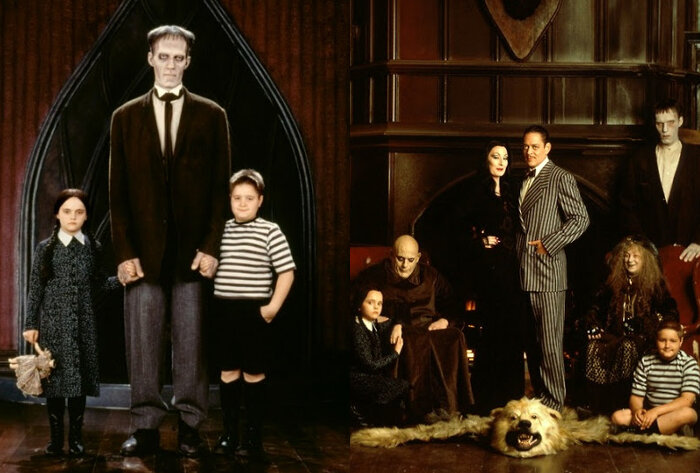 Дворецкий аддамсов. Семейка Аддамс 1990. Семейка Аддамс дворецкий. Семейка Аддамс фильм 2018. Кэрол Кейн семейка Аддамс