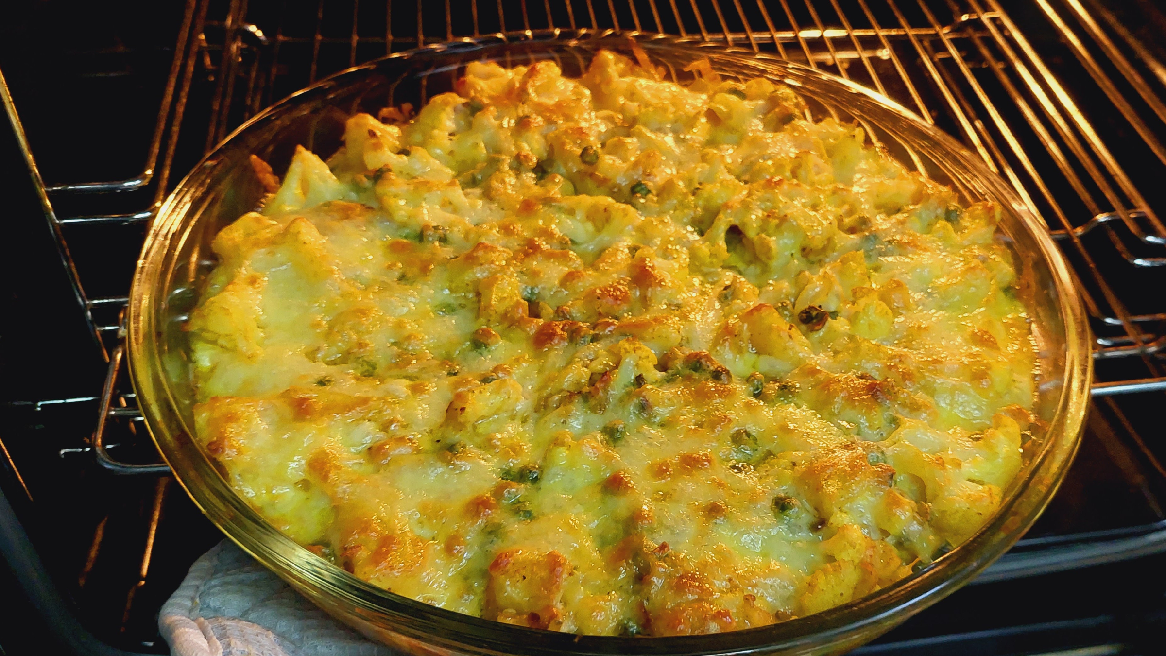 Цветная капуста с картошкой в духовке — рецепт с фото