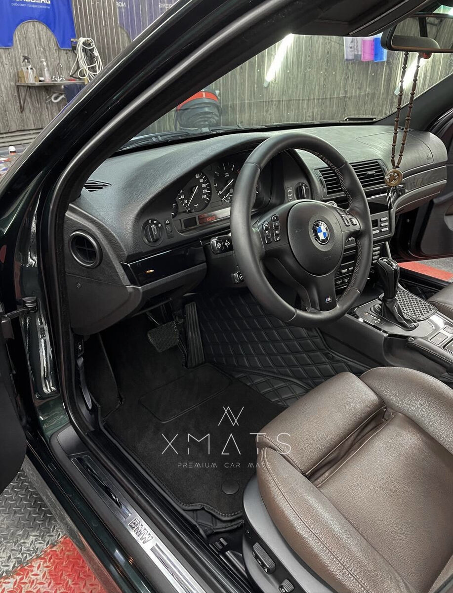 Коврики из экокожи на BMW 5 Series E39