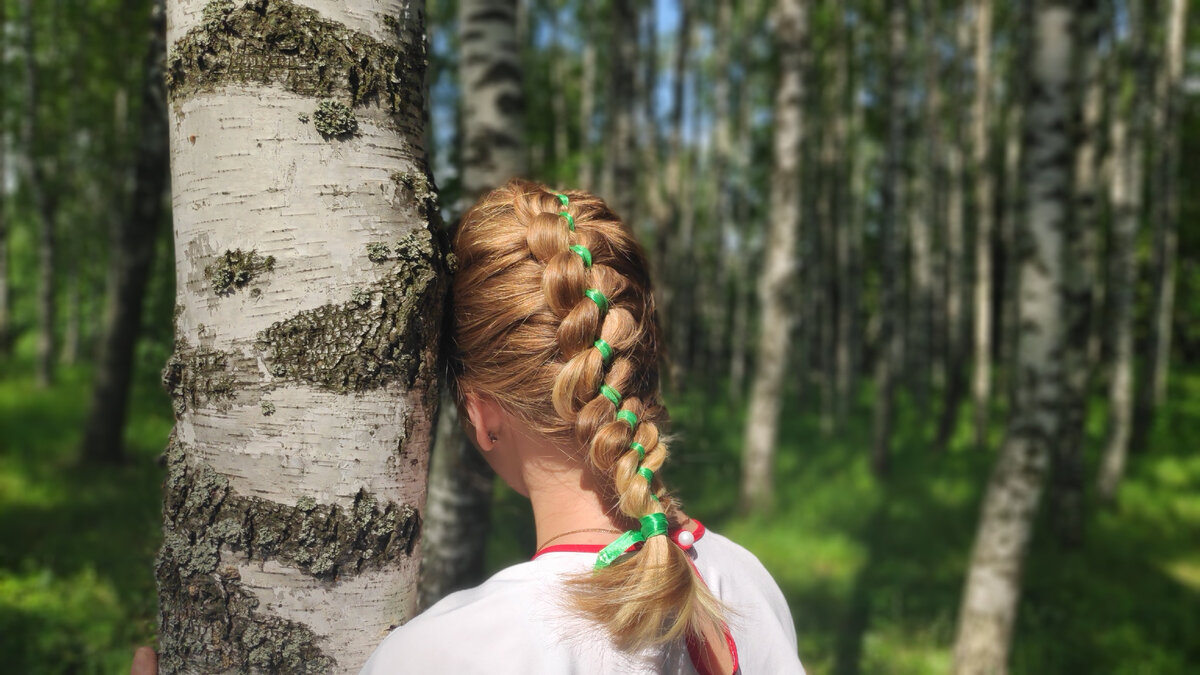 Как покрасить славянские волосы