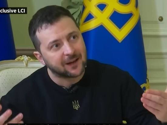     Владимир Зеленский. Фото: Кадр видео LCI.