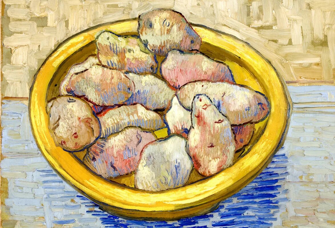 Винсент Ван Гог  "Натюрморт с картофелем", 1888 г.