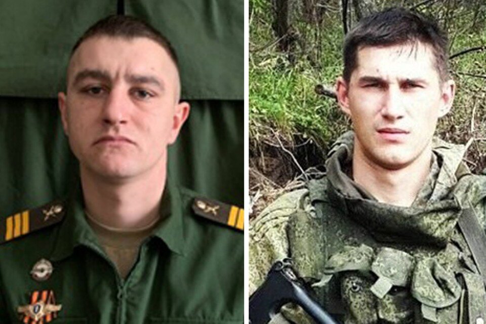     Сержант Виктор Боженов и Старший матрос Артур Гарифуллин