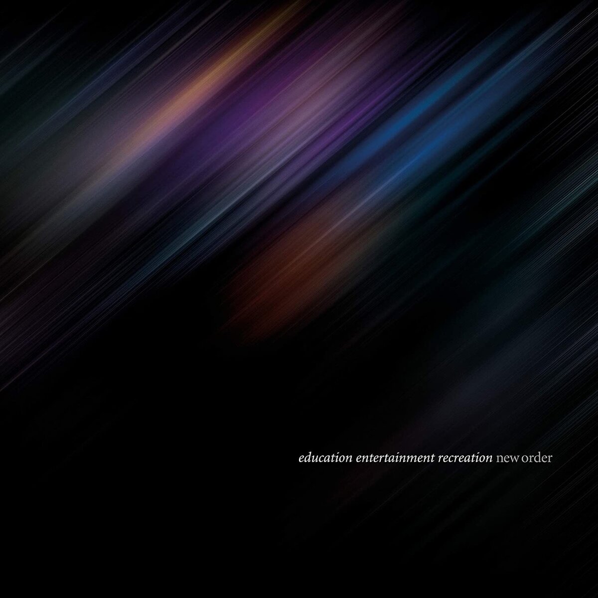 обложка альбома New Order "Education, Entertainment, Recreation" 