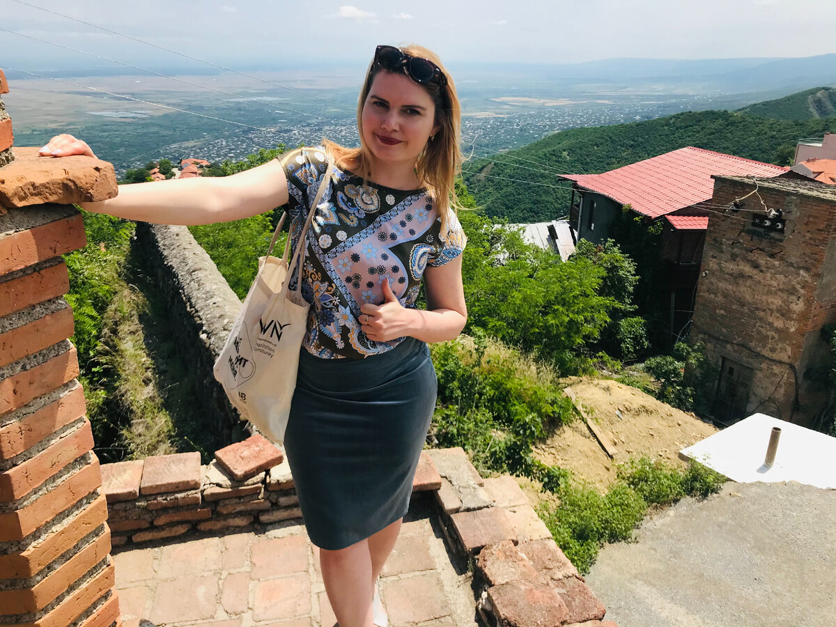 Фото автора в Грузии