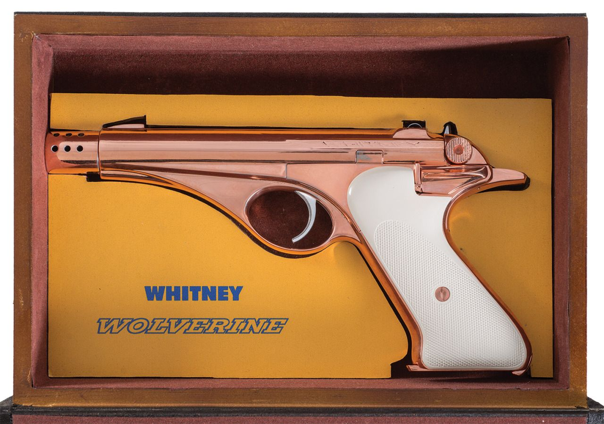 Красивый пистолет Whitney Wolverine со сложной судьбой