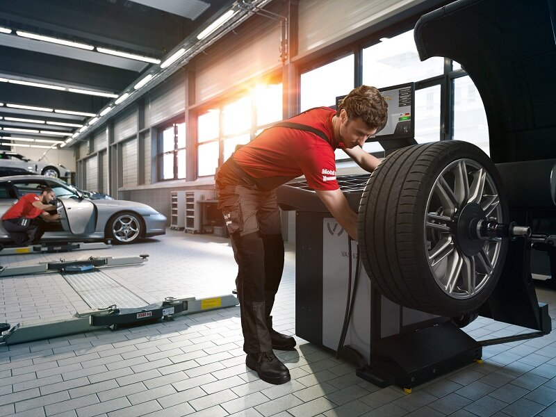 Балансировка колеса Porsche Cayenne