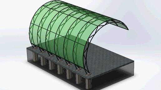 Как сделать навес из поликарбоната своими руками