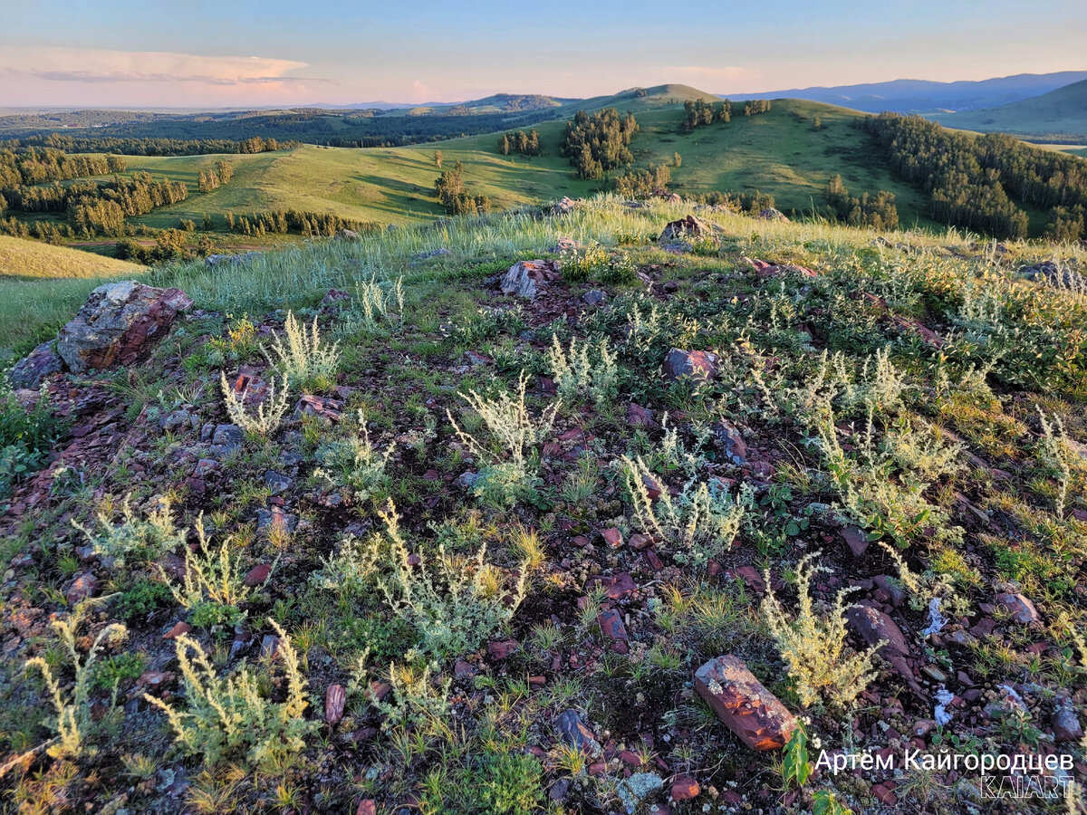 Так выглядит Уральский хребет на границе с Зауральем. Фото: KAIART 