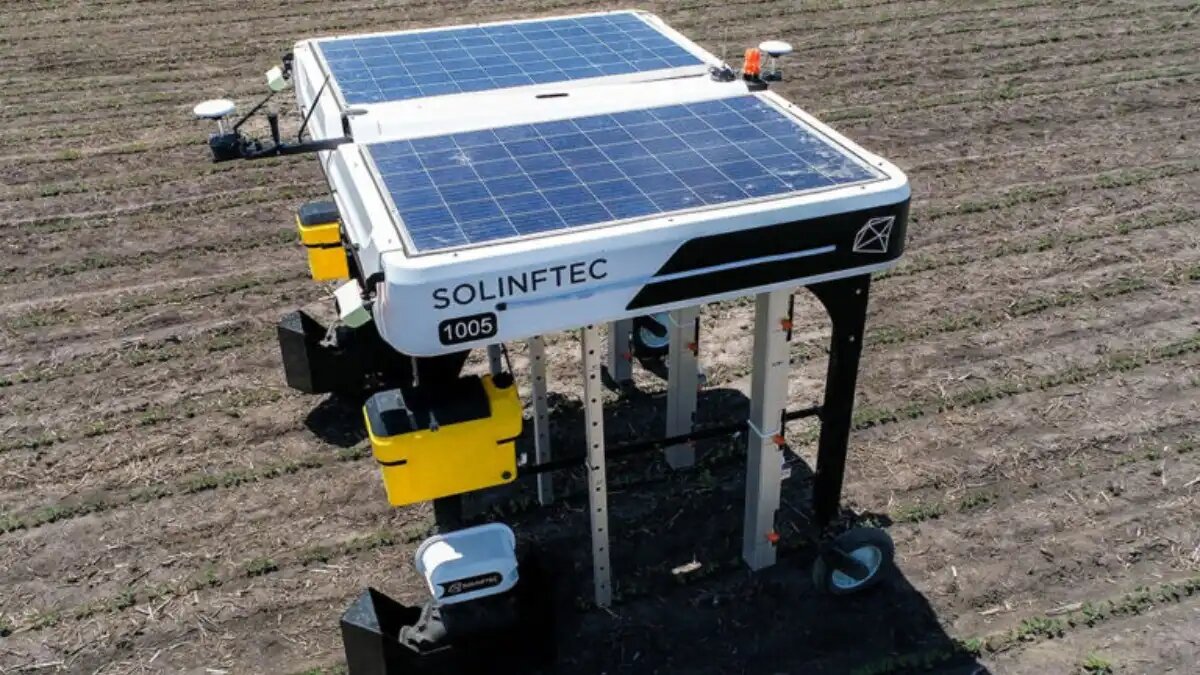 Фото: Solinftec Внешний вид нового робота-опрыскивателя Solix Sprayer от Solinftec