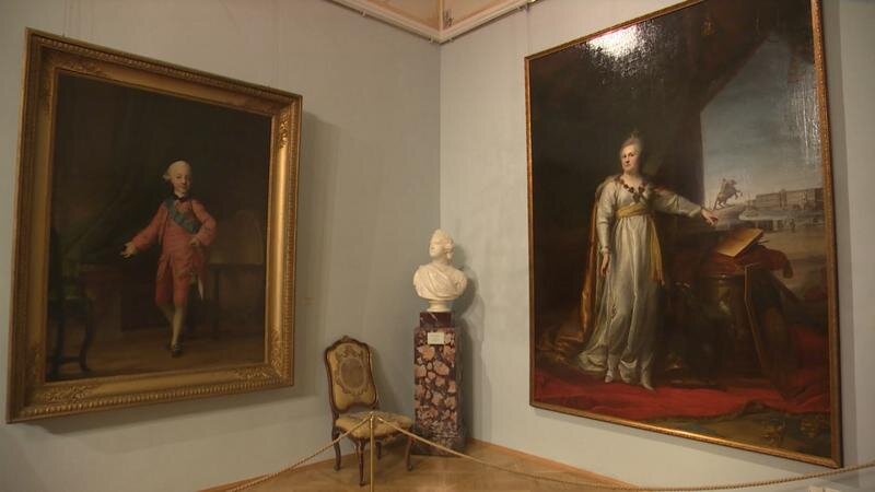 Портрет императрицы поступил в фонд Эрмитажа в 1941 году как работа неизвестного художника.