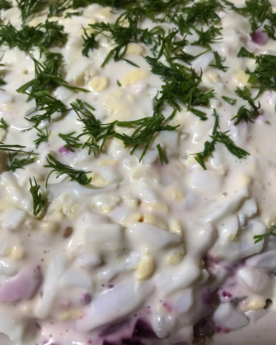 Аппетитный и сытный салат 😋