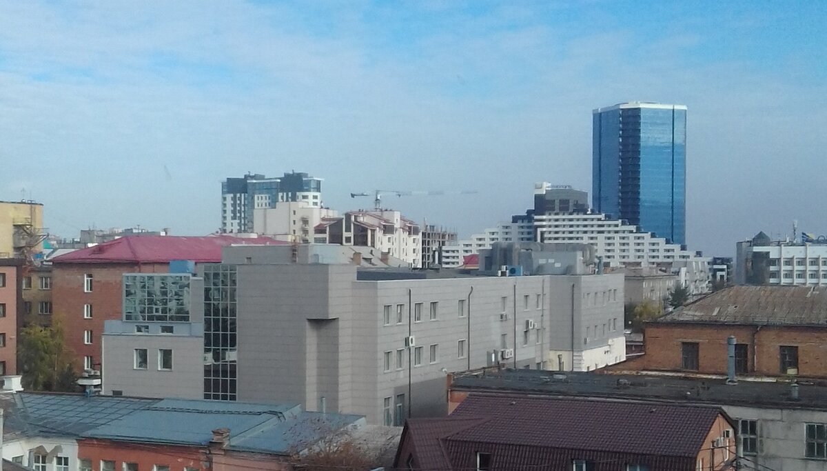 Фото автора вид из Центра нейрореабидитации Красноярска