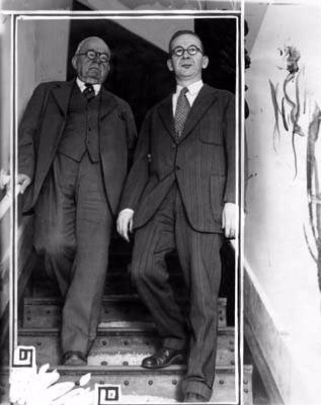 Отто Санхубер справа. Источник:: vintag.es