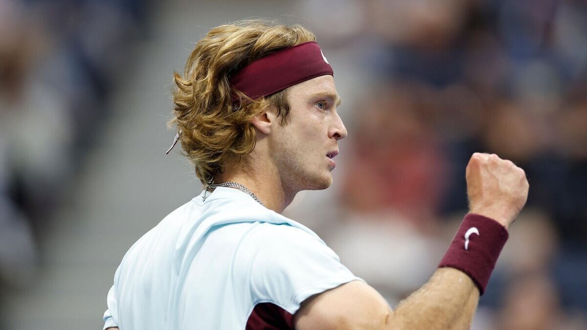    Российский теннисист Андрей Рублев© пресс-служба ATP Tour