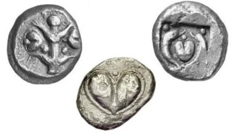 Насколько древний. Сильфий контрацептив. Сильфий семена. Сильфий монета. Символ сердца в древности.