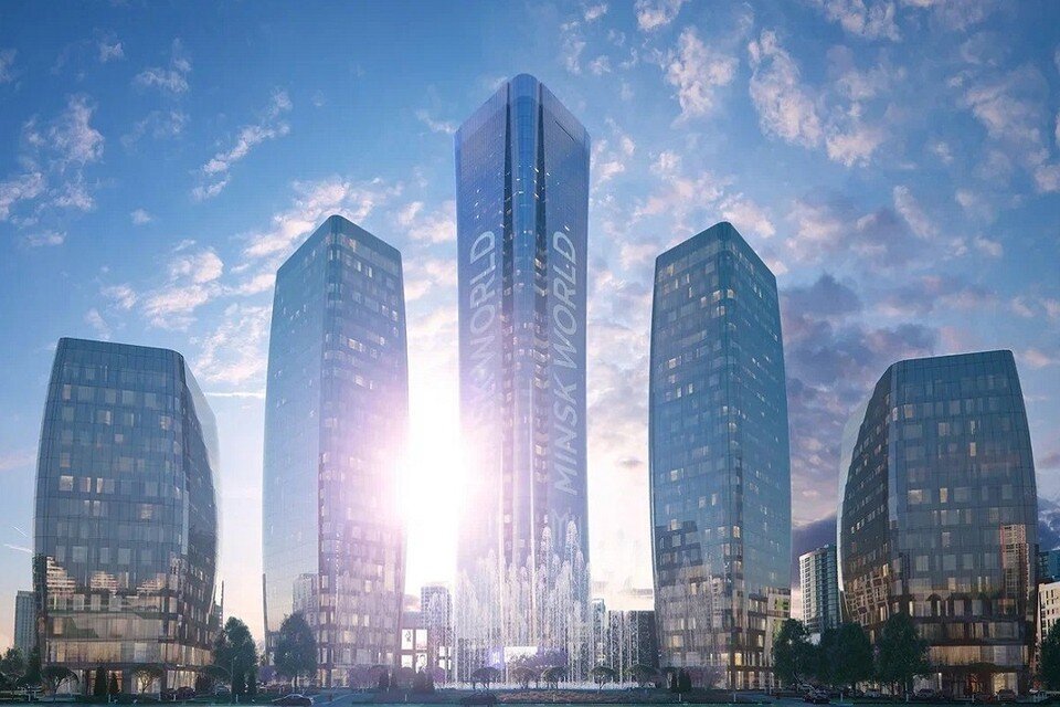     Так будет выглядеть Международный финансовый центр в Минске. Фото: minskworld.by