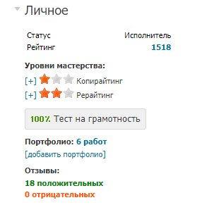 Результат нескольких месяцев работы на бирже