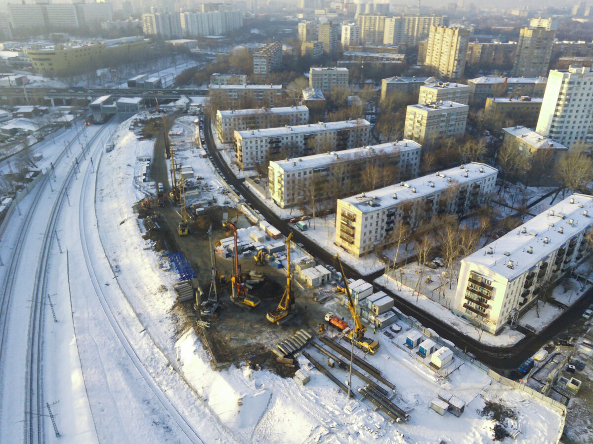 📷 1: Общий вид на стройплощадку. 