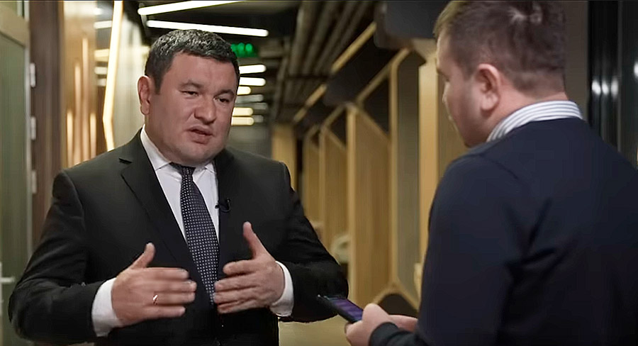 Журабек Мирзамахмудов. Кадр из интервью Kun.uz