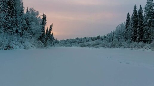 Зимние пейзажи Республики Коми. Княжпогостский район.