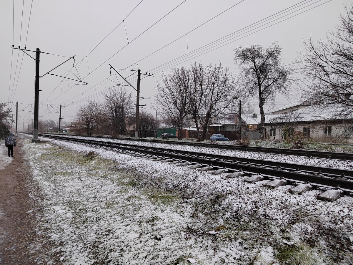 Фото старое, еще мало снега