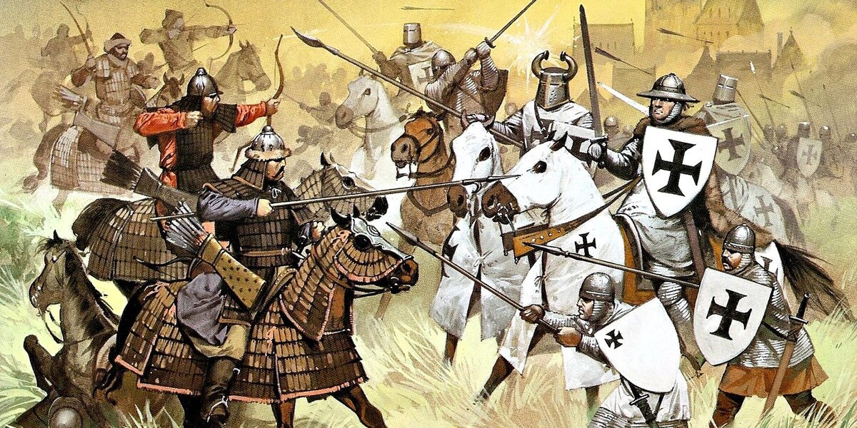 Ответ на вопрос о причинах отступления монголов из Европы уверенно даёт история альтернативная, утверждающая что монголы — выдумка.