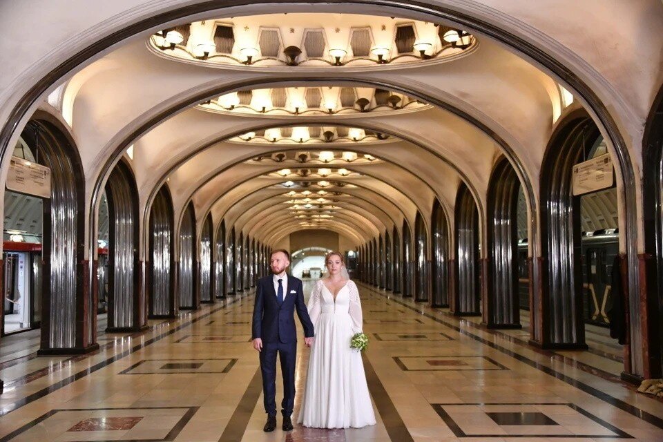     Влюбленные москвичи смогут пожениться в 2023 году на станции «Маяковская» и Северном речном вокзале Иван МАКЕЕВ