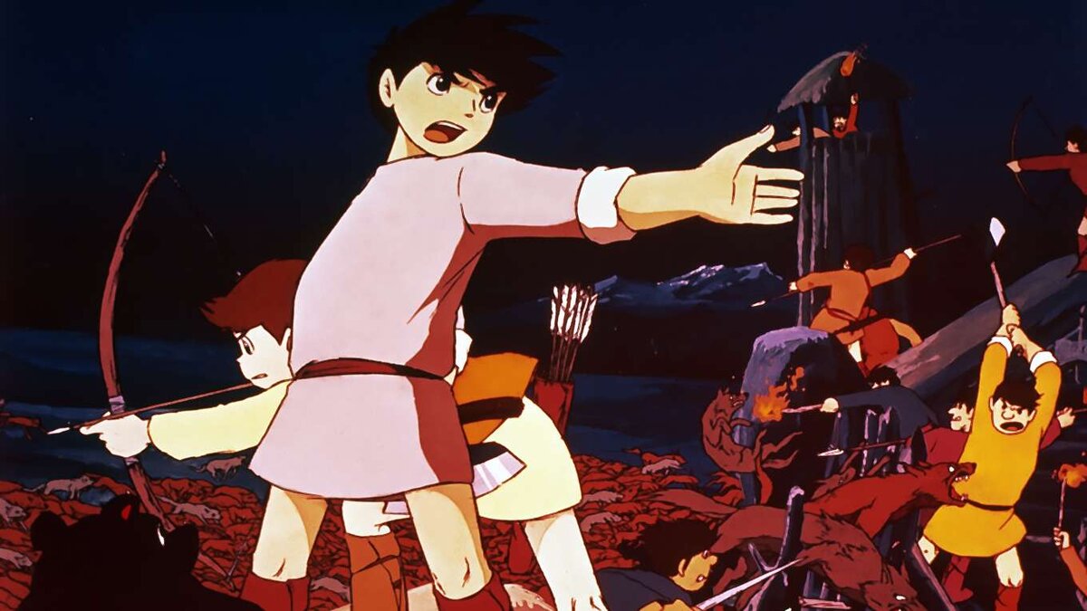 Кадр из мультфильма "Принц севера" (1968)