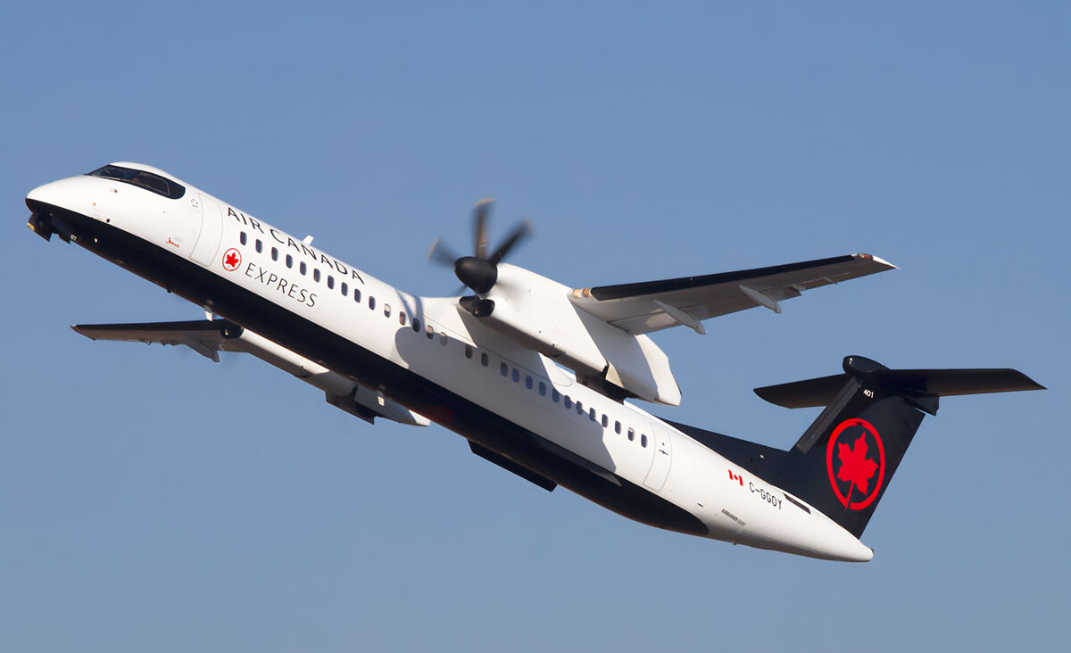 C-FACV, Bombardier Dash 8-311, Air Canada Express (Jazz Aviation), MingyaoLeonardo