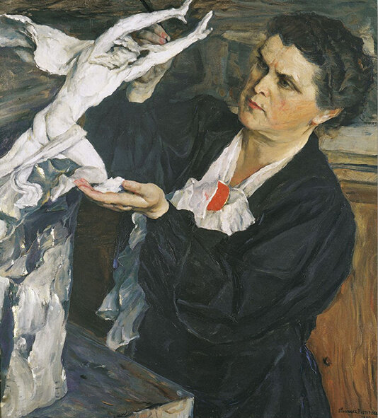 Михаил Нестеров. "Портрет В.И.Мухиной", 1940.