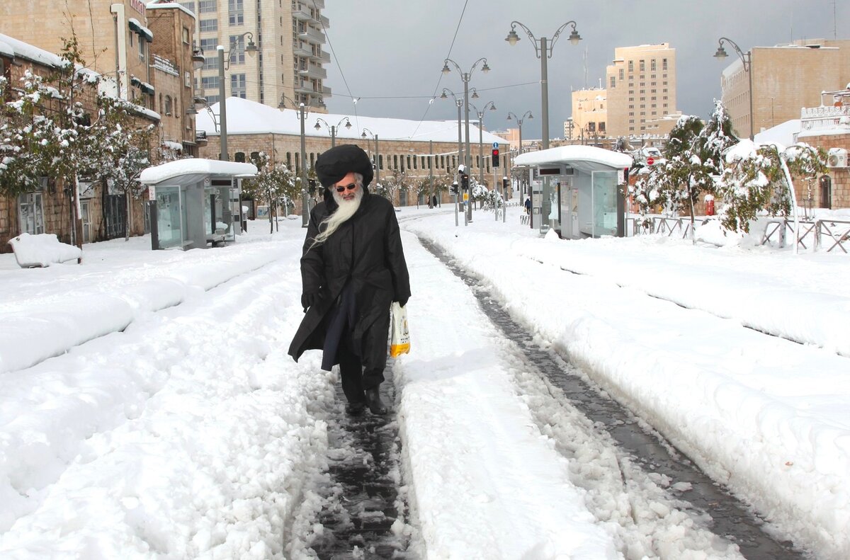 Иерусалим в январе 22 года