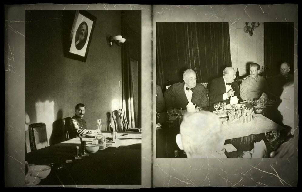 За столом с Черчиллем и Рузвельтом