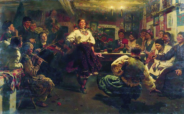 Вечорницi. Худ. Илья Репин, 1881