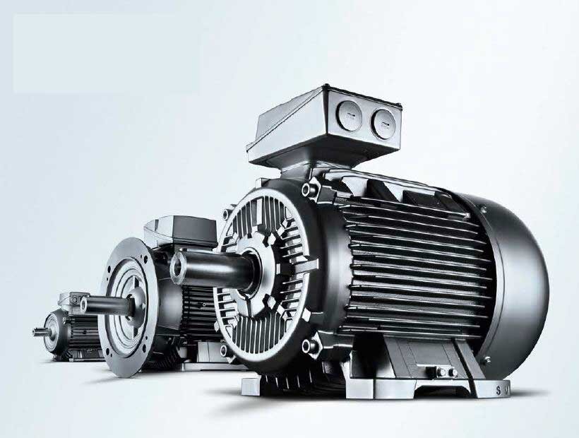 Асинхронный трехфазный двигатель бренда SIEMENS