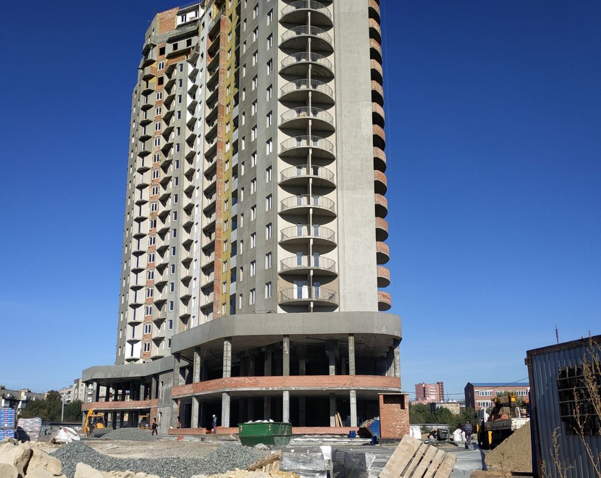 ЖК Парус в конце сентября 2022