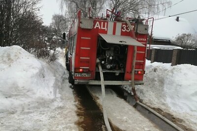    Пожар в жилом доме в Егорьевск © Сайт Главного управления МЧС России по Московской области