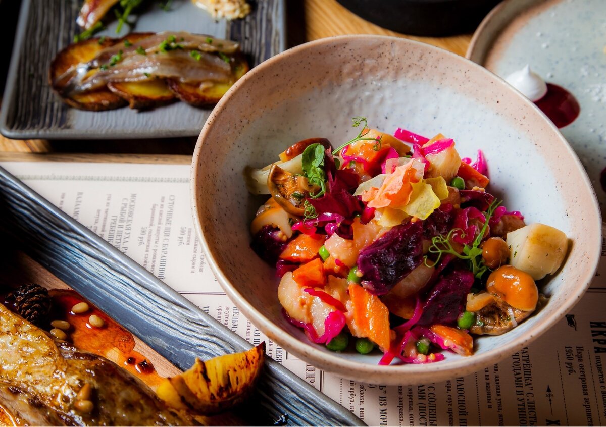    Винегрет из запеченных овощей от Влада Пискунова