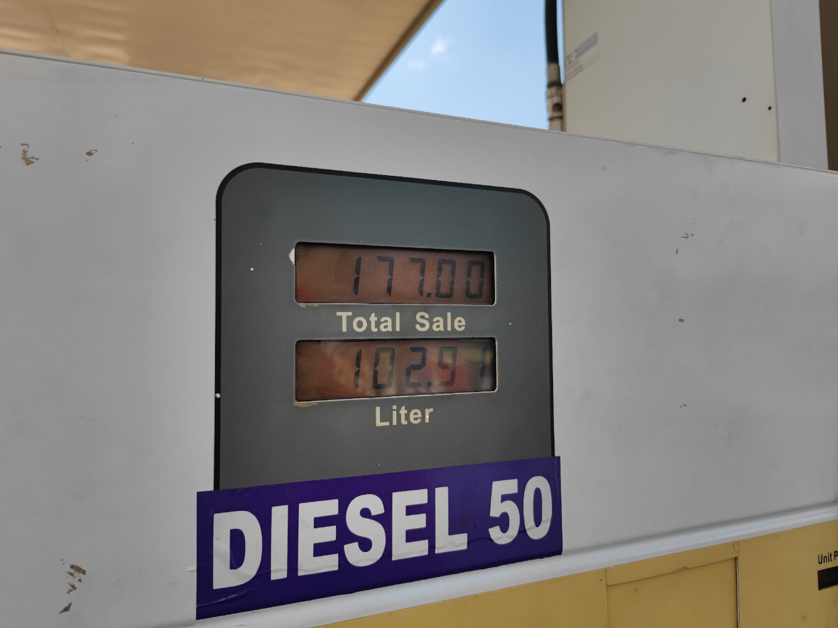 АЗС в Зимбабве, 103 литра на 177 американских доллара