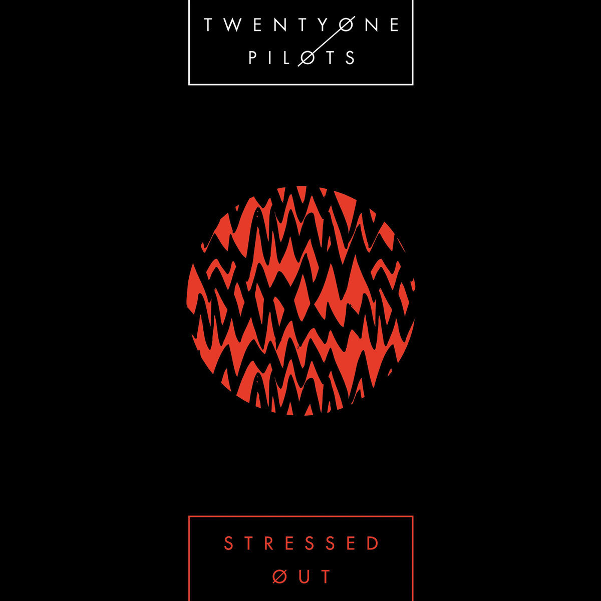 Обложка сингла "Stressed Out" американского музыкального дуэта Twenty One Pilots