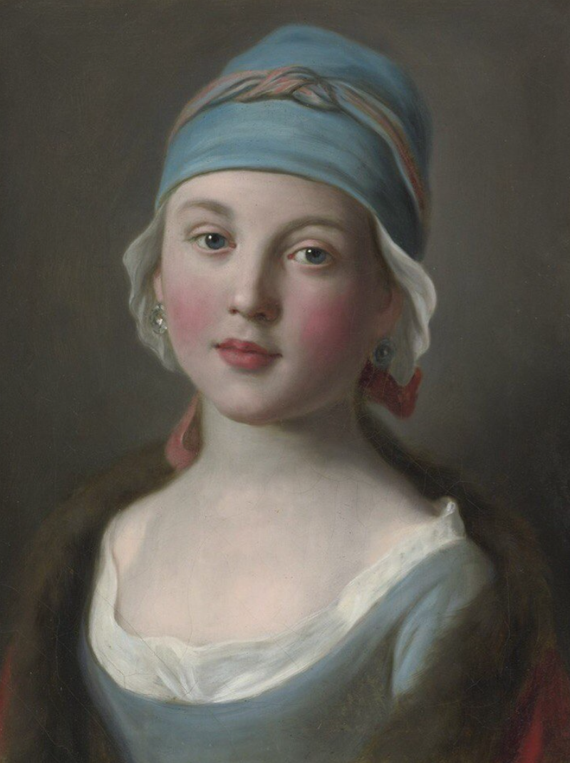 Девушка. худ. П. А. Ротари. 1760-е гг. Источник: яндекс.картинки