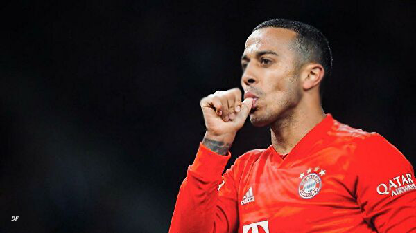 Тиаго в составе "Баварии" в сезоне 19/20